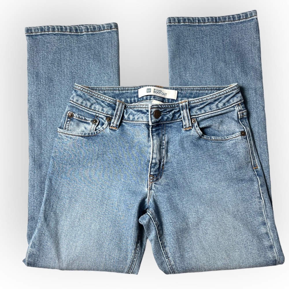 GAP Y2K Original Bootcut Vintage Light Wash Mid Rise Women’s Size 4 Petite